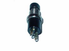 ON (OFF) - Black Push Button Switch
